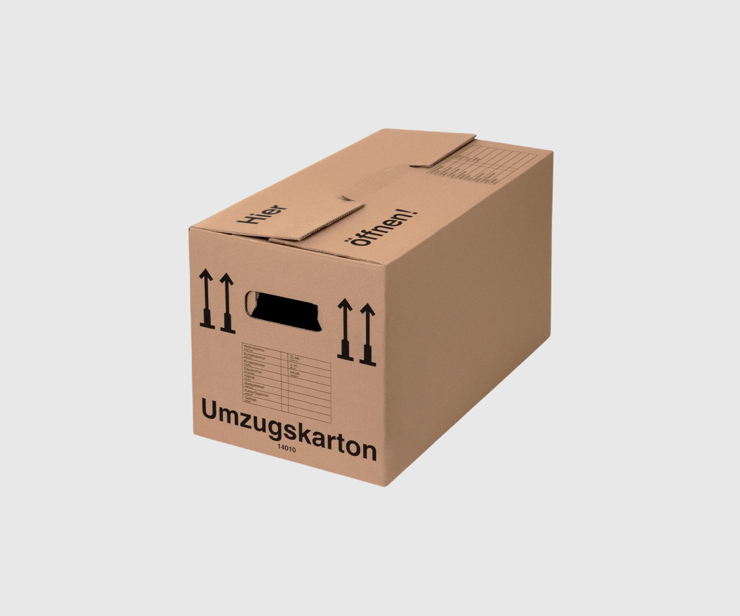 5x Umzugskarton aus 100% Recyclingmaterial (Standard)