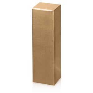 20 x Faltschachtel für 1 Flasche 110 x 110 x 390 mm "Seta Gold"