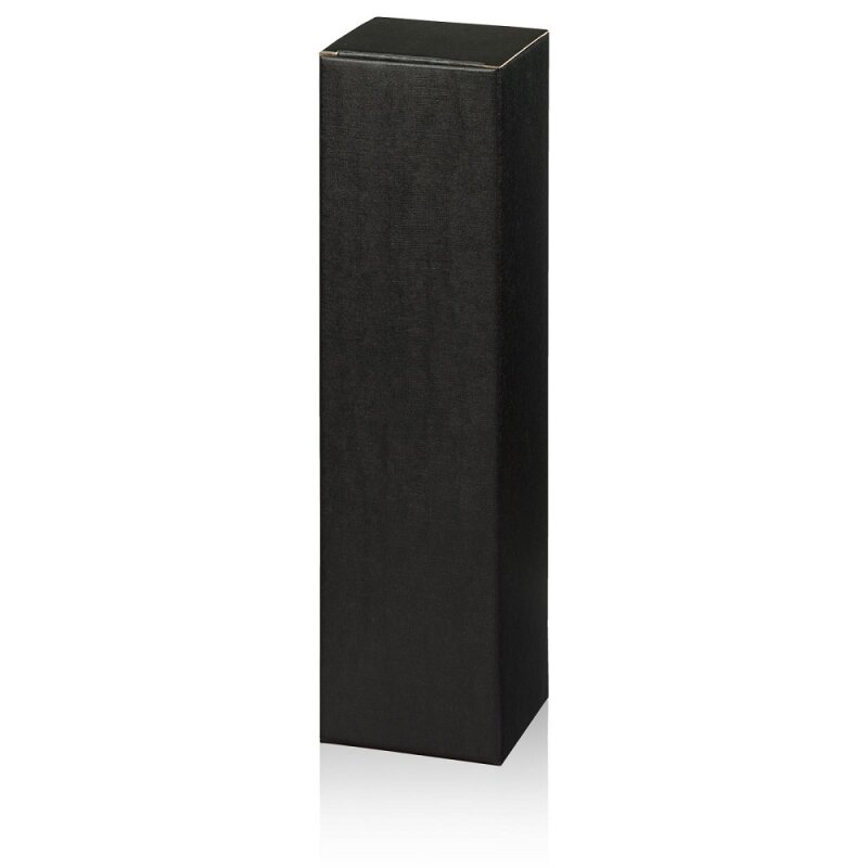 20 x Faltschachtel für 1 Flasche 110 x 110 x 390 mm "Seta Schwarz"