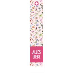 12 x Geschenkanhänger "Alles Liebe"