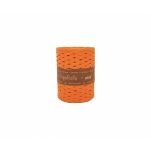 Geschenkband aus Papierbast "Orange" 5-8 mm x 200 m