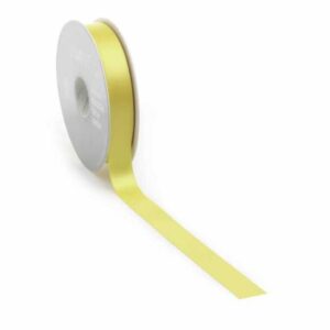 Geschenkband aus Satin "Gelb" 16 mm x 25 m