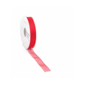 Geschenkband "Organza" in Rot 15 mm x 50 m