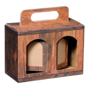 25 x Geschenkbox "Gourmetbox Vintage" 166 x 78 x 116 mm