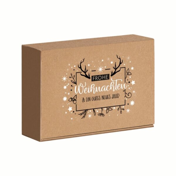 50 x Geschenkbox "Weihnachten" 220 x 149 x 75 mm