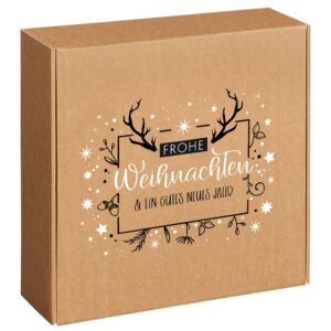 25 x Geschenkbox "Weihnachten" 293 x 295 x 95 mm