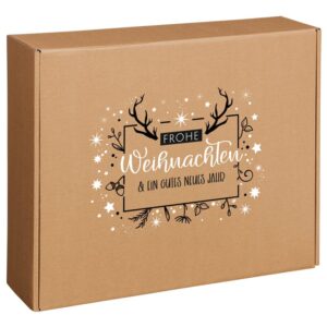 20 x Geschenkbox "Weihnachten" 448 x 374 x 120 mm