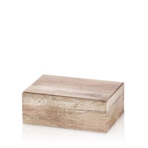 25 x Geschenkbox "Wood" 220 x 150 x 75 mm