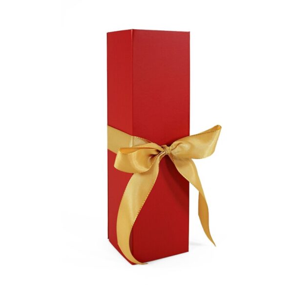 2 x Geschenkschatulle Rot/Gold 100 x 100 x 340 mm