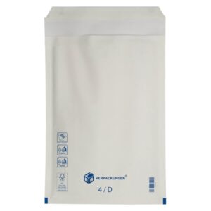 Luftpolsterversandtasche (weiss) 4 / D 180 x 265 mm für DIN