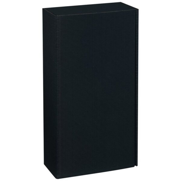 25 x Präsentkarton für 2 Flaschen 360 x 192 x 95 mm (schwarz)