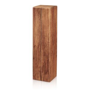 50 x Präsentkarton "Timber" für 1 Flasche 90 x 90 x 355 mm