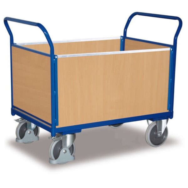 Vierwandwagen 500 kg Traglast Typ XL + EasySTOP