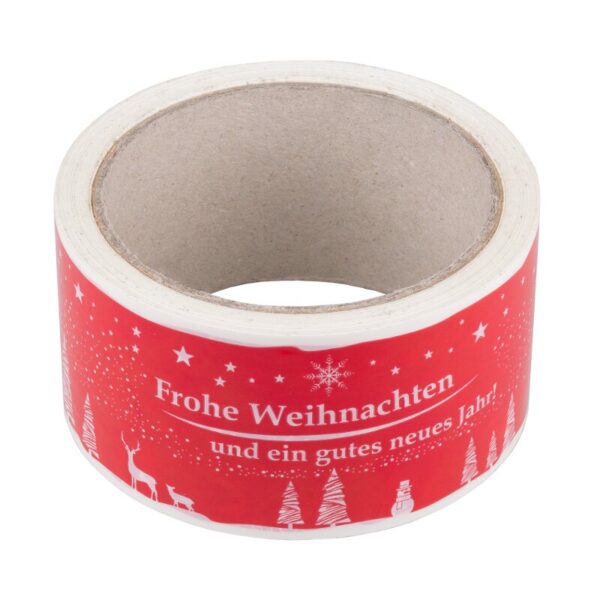 Weihnachtsklebeband PVC (rot)