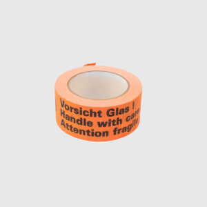 6x Papierklebeband "Vorsicht Glas