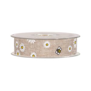 Geschenkband ?Blumen + Bienen? Natur