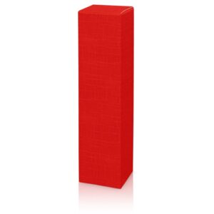 50 x Präsentkarton ''Seta Rot'' für 1 Flasche 90 x 90 x 355 mm