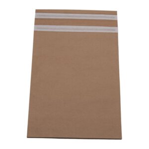 250 x Versandbeutel Return aus Kraftpapier 300 x 370 + 80 / 90 mm ecoon® -