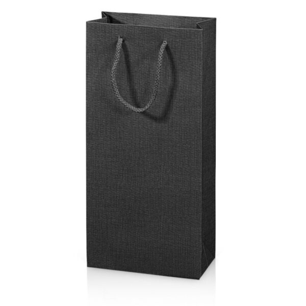 20 x Geschenktüte 170 x 85 x 360 mm (schwarz)