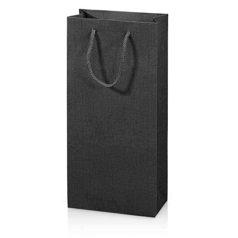 20 x Geschenktüte 170 x 85 x 360 mm (schwarz)