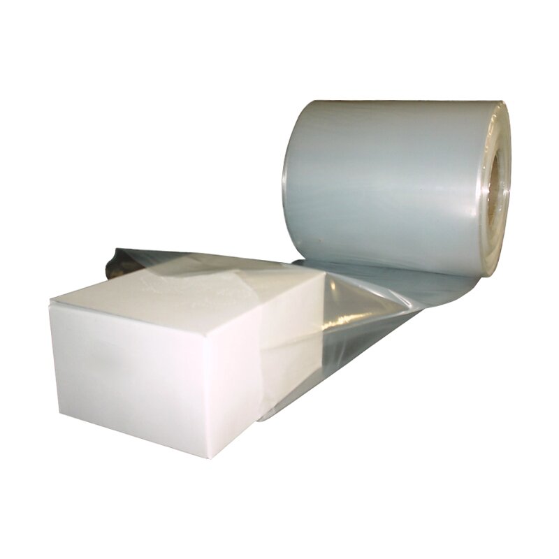 LDPE-Schlauchfolie 1200 mm x 100 m mit PE-Zeichen (transpare