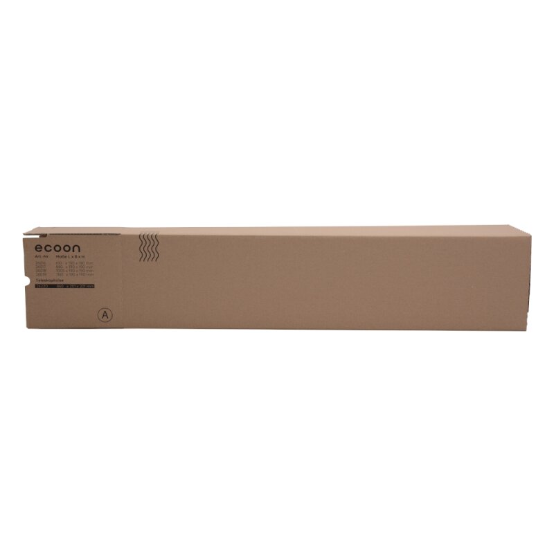 10 x Longbox Teleskophülse XL 860 x 201 x 201 mm ecoon®