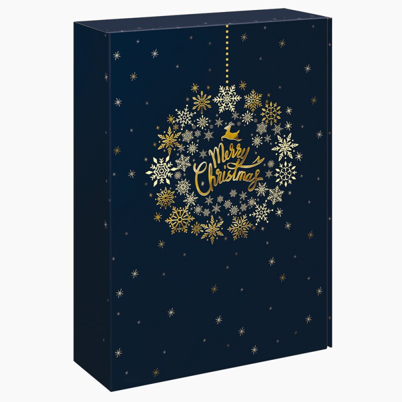 25 x Präsentkarton für 3 Flaschen "Christmas Ball" 360 x 250 x 95 mm