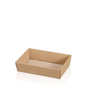 25 x Präsentkorb 4-eckig 220 x 150 x 55 mm (Natur)