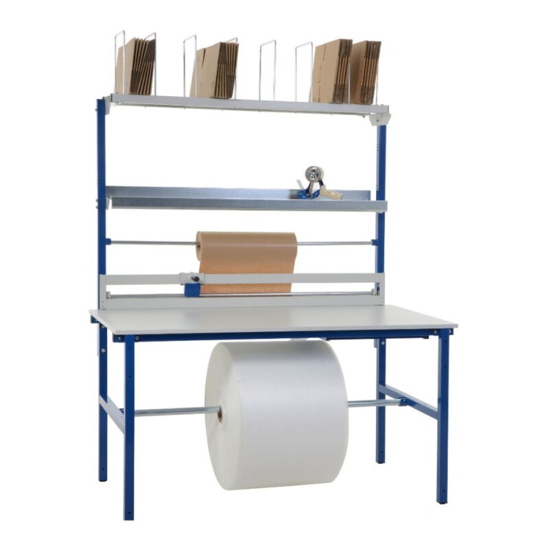 ROCHOLZ Komplettpacktisch SYSTEM BASIC 1600 x 800 x 850 mm mit Schneid