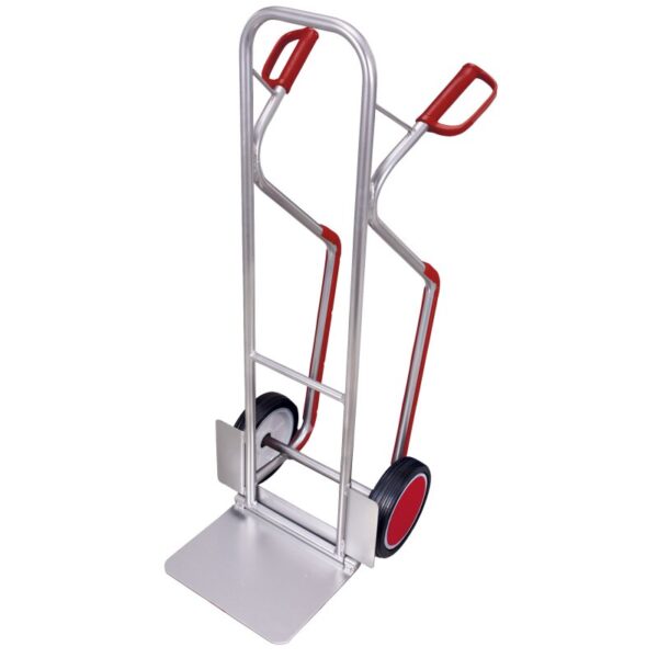 VARIOfit Alu-Stapelkarre 200 kg mit Klappschaufel und Gleitkufen (VG)