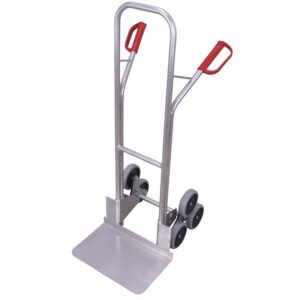 VARIOfit Alu-Treppenkarre 200 kg mit großer Schaufel (VG) - Silber