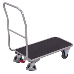 VARIOfit Magazinwagen Aluminium wasserfest + EasySTOP - Silber