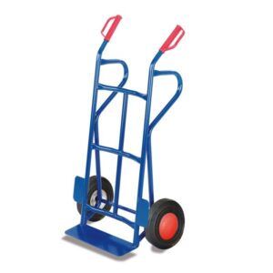 VARIOfit Stahlrohrkarre 250 kg Vollgummibereifung Typ L - Enzianblau