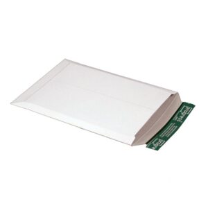 100 x Versandtasche aus Vollpappe (weiß) 248 x 350 mm