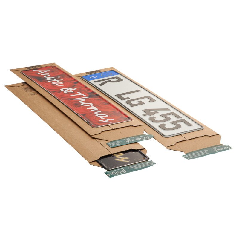 100 x Versandtasche aus Wellpappe 145 x 600 mm