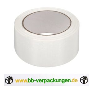 360 x Bedrucktes PP-Klebeband leise Weiß 3-farbig