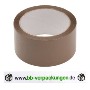 36 x Bedrucktes PVC-Klebeband Braun 2-farbig