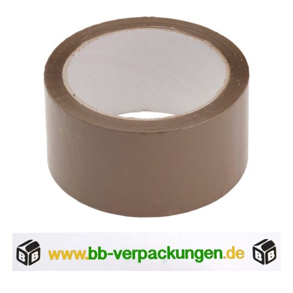 108 x Bedrucktes PVC-Klebeband Braun 3-farbig