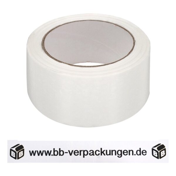 36 x Bedrucktes PVC-Klebeband Weiß 1-farbig