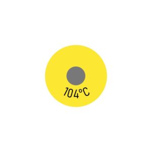 250 x Einzelmesspunkt 104 °C