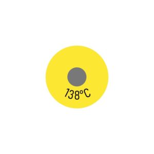 250 x Einzelmesspunkt 138 °C