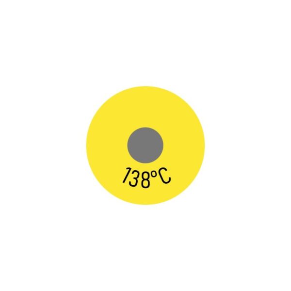 250 x Einzelmesspunkt 138 °C