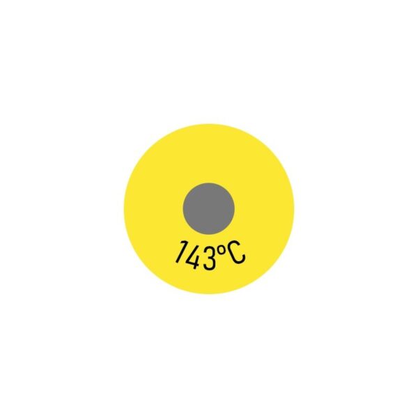 250 x Einzelmesspunkt 143 °C