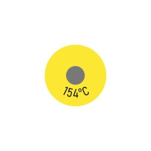 250 x Einzelmesspunkt 154 °C