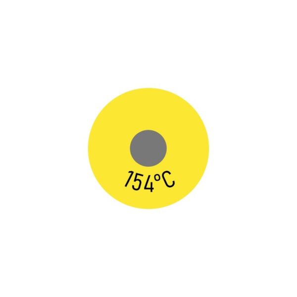 250 x Einzelmesspunkt 154 °C