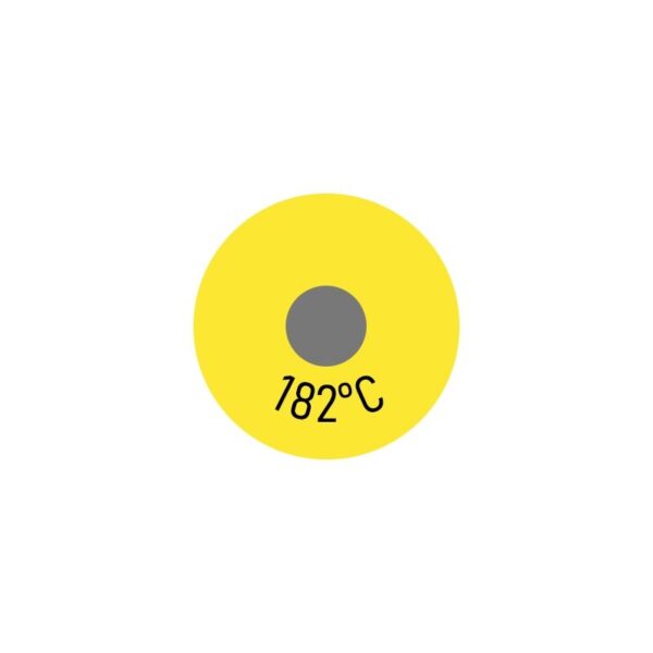 250 x Einzelmesspunkt 182 °C