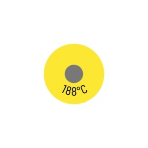 250 x Einzelmesspunkt 188 °C