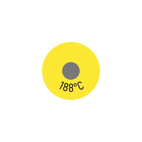 250 x Einzelmesspunkt 188 °C