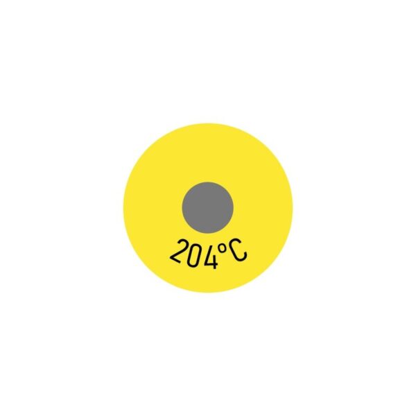 250 x Einzelmesspunkt 204 °C