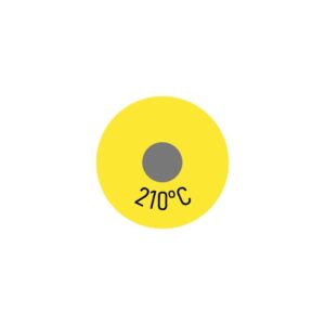 250 x Einzelmesspunkt 210 °C
